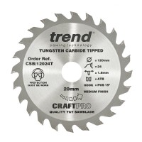 Trend CSB/12040T Craft Saw Blade 120mm X 40t X 20mm Fits Mafell KSS40 £21.15